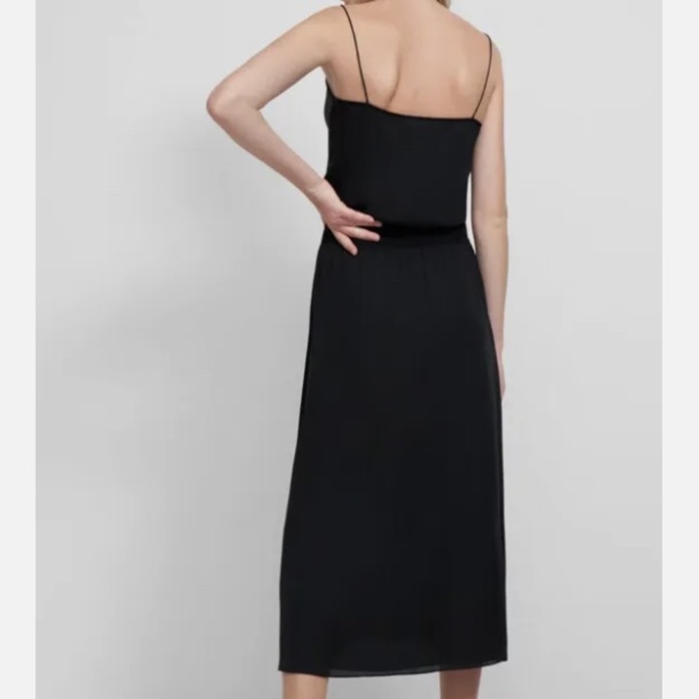 Theory Ribbed Silk Dress - Picture 2 of 2